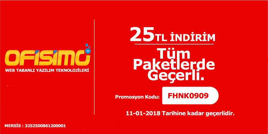 Tün Paketlerde Geçerli 25 TL İndirim Kodu.