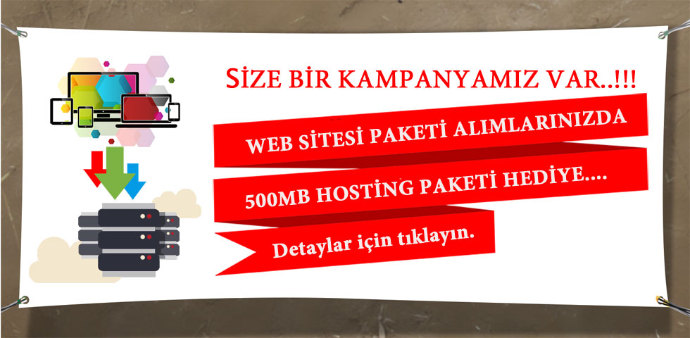 500MB Hosting Kampanyası