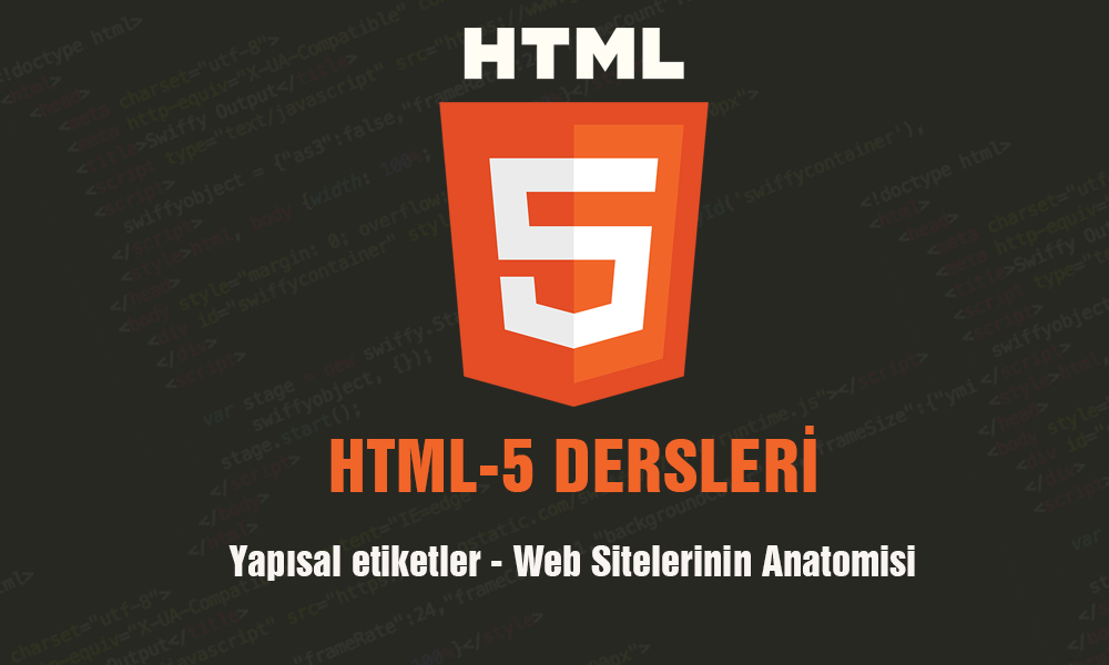 HTML-5 Yapısal etiketler: Web Sitelerinin Anatomisi