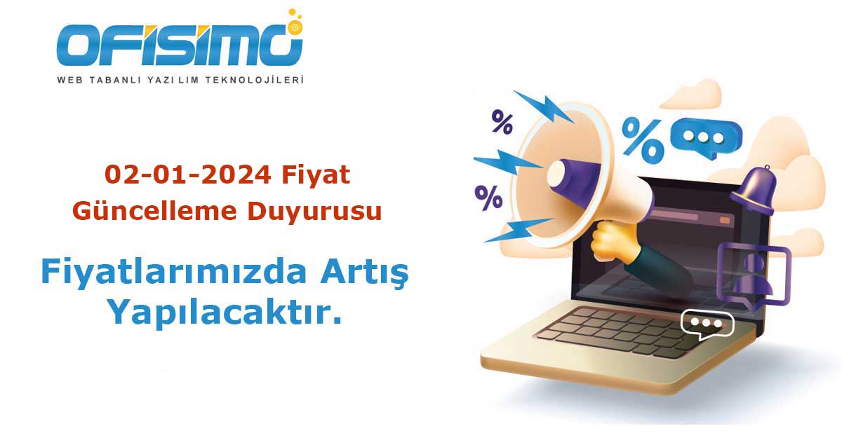 02-01-2024 Fiyat Güncelleme Duyurusudur.