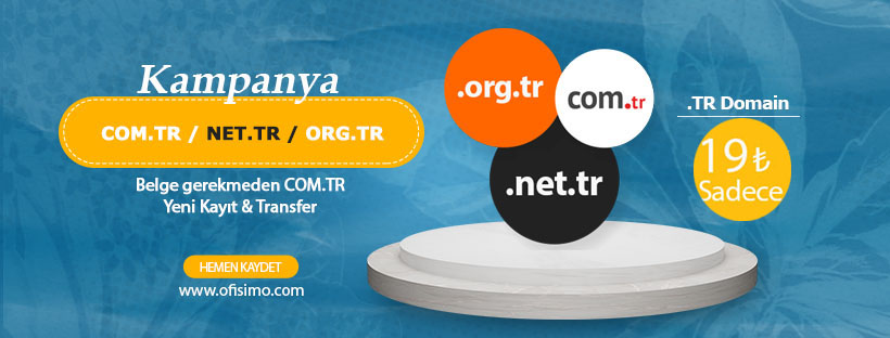Com.tr - Net.tr ve ORG.TR Kampanyası.