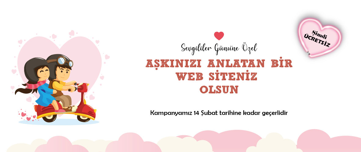 Sevgililer Gününe Özel Ücretsiz Hazır Web Sitesi