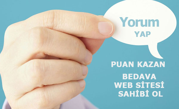 Web paketlerine yorum yap, Puan kazan puanlarınla bedava paket al. 