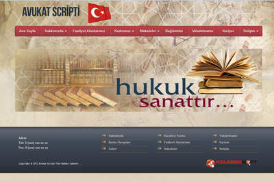 Avukat / Hukuk Hazır site Scr
