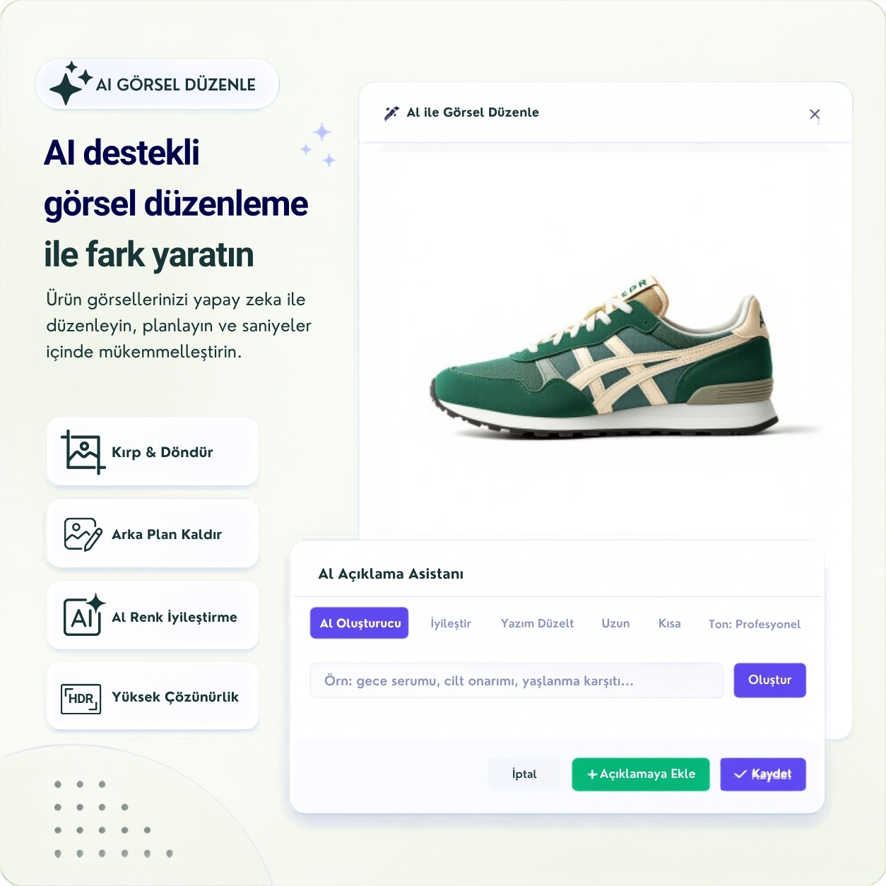Anasayfa Editörü Mockup