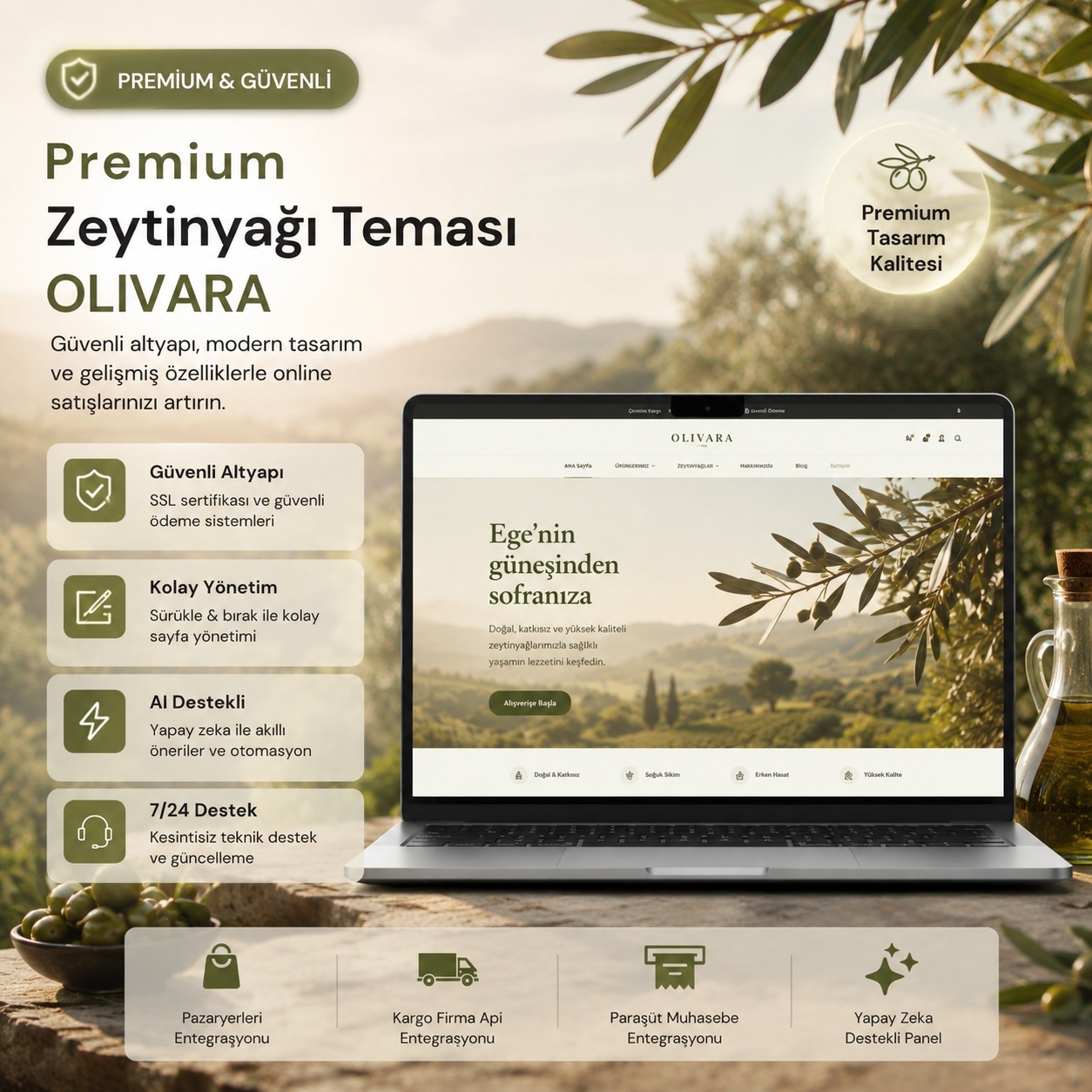 VogueStore E-Ticaret Şablonu Ana Görsel