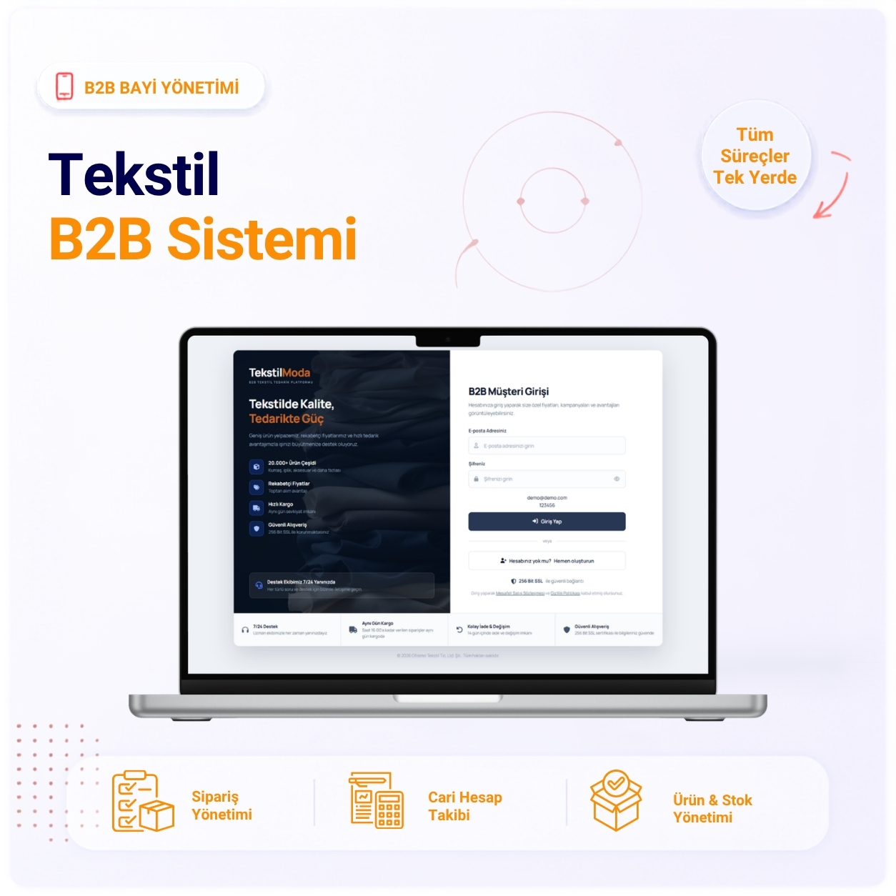 Mobil Uyumlu E-Ticaret Mockup