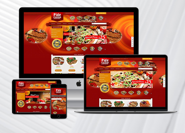 Online Yemek Siparişi E-Ticaret Paketi v2.5