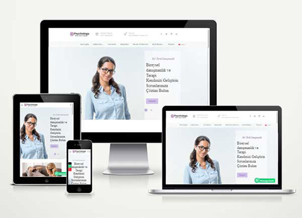 Psikolog Web Sitesi Paketi Sense v5.0