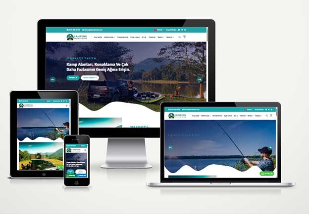 Kamping - Kamp Firma Web Site Paketi Kin