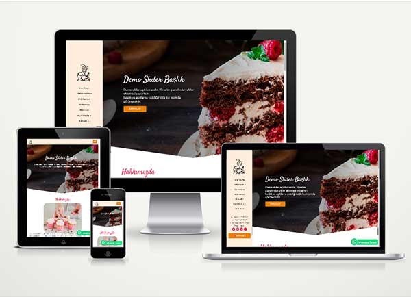 diyarbakır Pastane Web Sitesi Paketi Cake v4.5