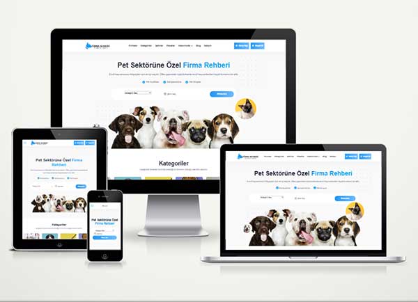 Pet Sektörü Firma Rehberi Web Sitesi P