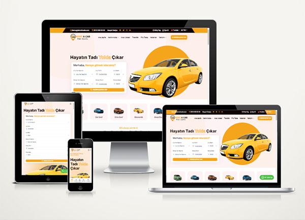 Rent A Car Web Sitesi Paketi M