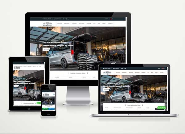 Vip Transfer Web Sitesi Paketi