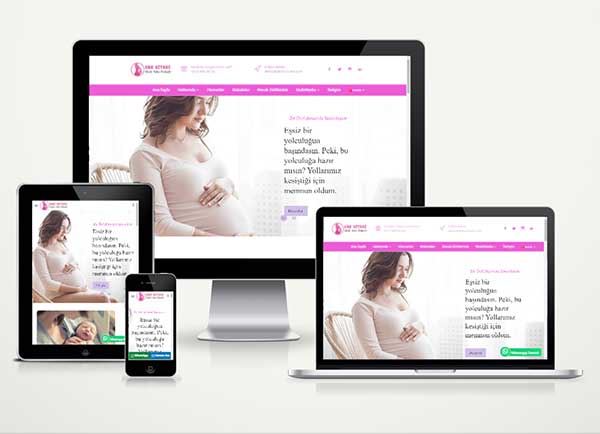Ebe Doğum Danışmanı Web Sitesi Paketi Pregnant v6.0