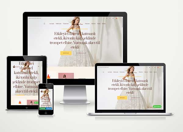 Gelinlik Web Sitesi Bridal v6.