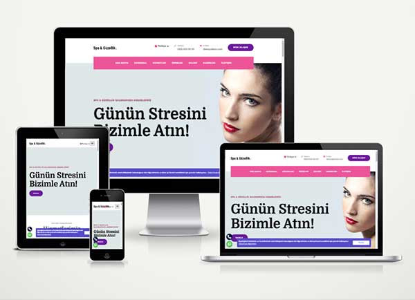 Güzellik Salonu - Kuaför Web Sitesi Lu