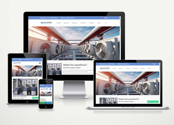 Havalandırma Sanayi Firma Web Paketi Co