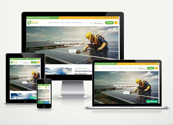 Elektrik ve Enerji Firması Web Paketi E