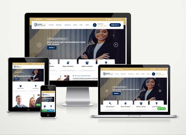 Avukat Hukuk Bürosu Web Site Paketi Att