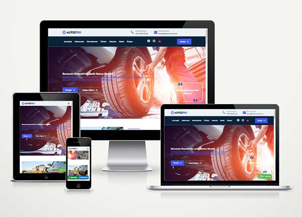 Lastik Servis - Oto Kurtarma Web Paketi 