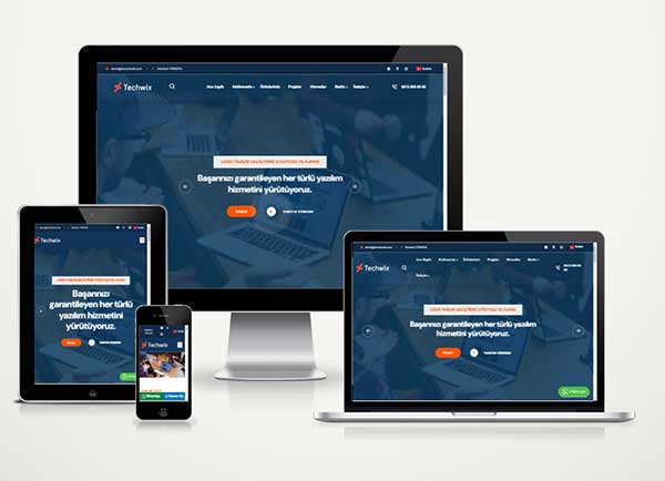 Yazılım Ajansı Web Site Paketi Techwi