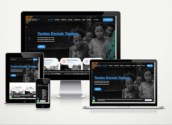 Bağış Yardım Derneği Web Site Paket