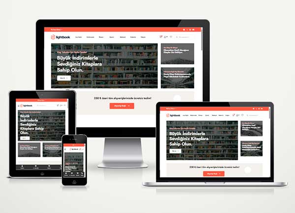 Kitap Kırtasiye E-Ticaret Web Paketi Bo