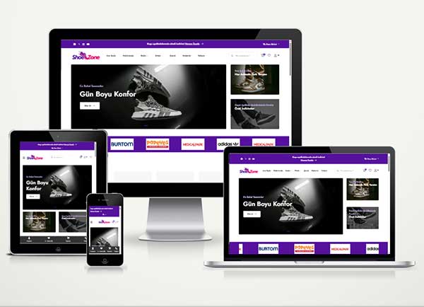 Spor ve Ayakkabı E-Ticaret Paketi ShoeZ