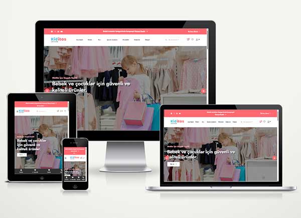 Bebek ve Çocuk Giyim E-Ticaret Paketi K