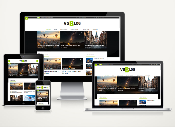 Blog Web Sitesi Paketi VsBlog
